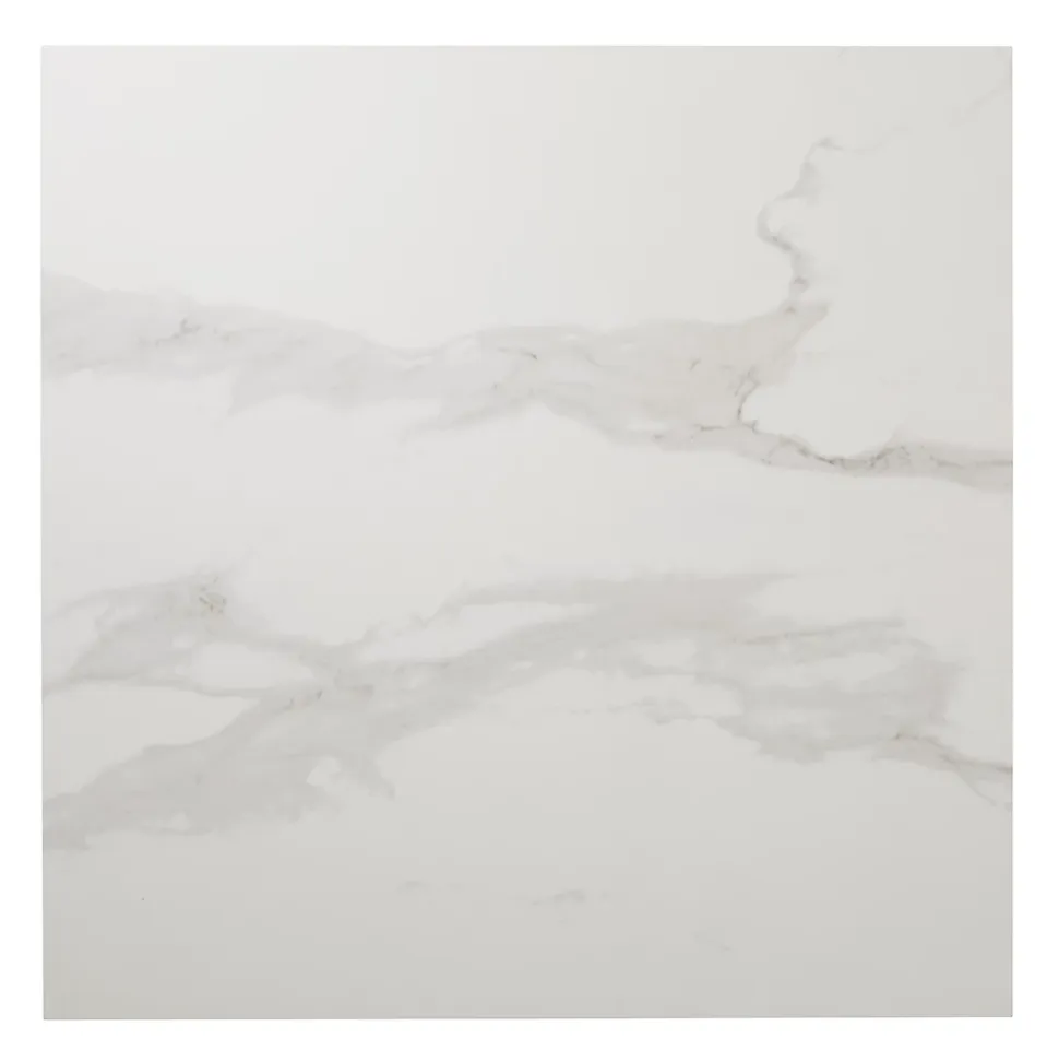 Carrelage intérieur sol et mural Ultimate marble effet marbre L.59.5 cm x l.59.5 cm x Ep.0.9 cm blanc GoodHome