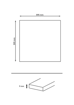 Carrelage intérieur sol et mural Ultimate marble effet marbre L.59.5 cm x l.59.5 cm x Ep.0.9 cm blanc GoodHome