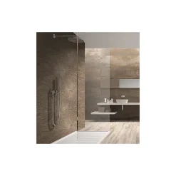 Carrelage mur effet métal cuivre décoratif palletté 30x120 cm IONIC IMPACT COPPER