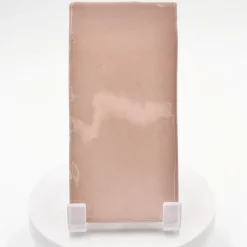 Carrelage mur effet zellige rose 7,5x15 cm MANACOR BLUSH PINK