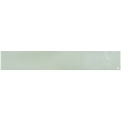 Carrelage mur effet zellige vert sage 6,5x40 cm MANACOR MINT