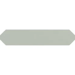 Carrelage mur faience forme navette 5x25 cm mate LANSE MINT