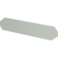 Carrelage mur faience forme navette 5x25 cm mate LANSE MINT