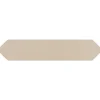 Carrelage mur faience forme navette 5x25 cm mate LANSE MUSLIN