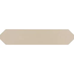 Carrelage mur faience forme navette 5x25 cm mate LANSE MUSLIN