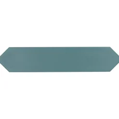 Carrelage mur faience forme navette 5x25 cm mate LANSE VIRIDIAN