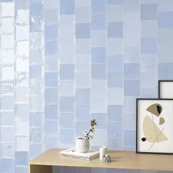 Carrelage mur intérieur/exterieur. Grès cérame Zellige Artic 12x12 cm x ép 8,3 mm