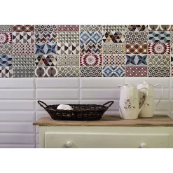 Carrelage mur métro patchwork coloré 7,5x15 cm METRO PATCHWORK