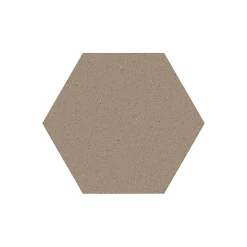 Carrelage sol / mur hexagonal effet terrazzo grand format marron 51,9x59,9 cm MICRA Hexagono Umbra