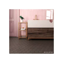 Carrelage sol / mur hexagonal uni marron mate 11,6x10,1 cm KROMATIKA BROWN