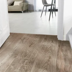 Carrelage sol effet bois brut texturé L.120 x l.20 cm x ép.10 mm, Colours Cotage