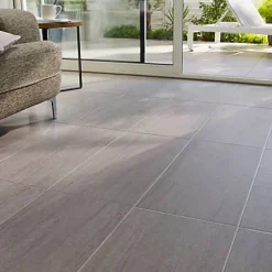 Carrelage sol et mur taupe 30 x 60 cm Oikos