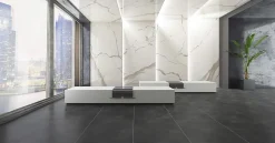 Carrelage sol/mur intérieur effet MARBRE l.60 x L.120 cm ALBATROS