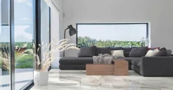 Carrelage sol/mur intérieur effet MARBRE l.60 x L.120 cm ADEL BLANC
