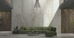 Carrelage sol/mur intérieur effet MARBRE l.60 x L.120 cm ONIKS BLANC