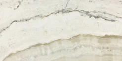 Carrelage sol/mur intérieur effet MARBRE l.60 x L.120 cm ONIKS BLANC