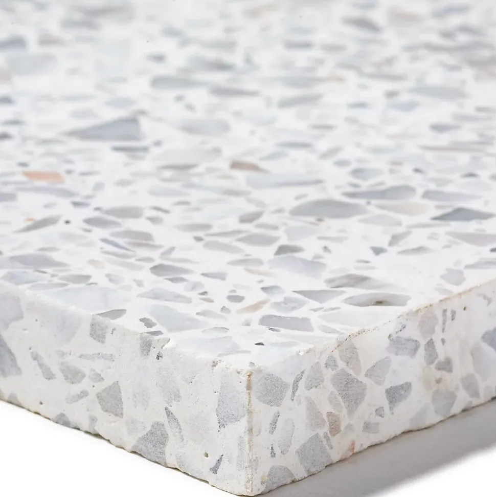 Carrelage Terrazzo véritable Vignole 40x40x2 cm (lot de 1,28 m² soit 8 dalles) - RO'MA NATURE