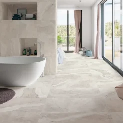 Carrelage Travertino di Caracalla Silver - Mat 59.2 x 59.2cm ( vendu par boite de 1,05 m² )