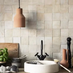 Carrelage Zellige Marocain Gris Beige 10x10 cm (vendu par 1 m²) - RO'MA NATURE
