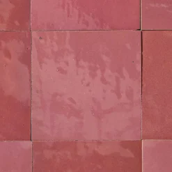 Carrelage Zellige Marocain Rose Ancien 10x10 cm (vendu par 1 m²) - RO'MA NATURE