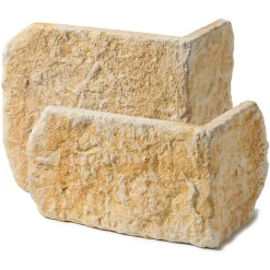 Chaînes d'angle pierre de parement extérieur Province ton doré (lot de 1 mètre linéaire) - RO'MA NATURE