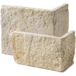 Chaînes d'angle pierre de parement extérieur Province ton naturel (lot de 1 mètre linéaire) - RO'MA NATURE