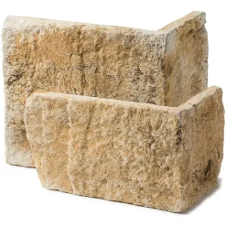 Chaînes d'angle pierre de parement extérieur Province ton rocaille (lot de 1 mètre linéaire) - RO'MA NATURE