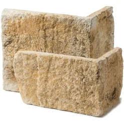Chaînes d'angle pierre de parement extérieur Province ton rocaille (lot de 1 mètre linéaire) - RO'MA NATURE