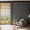Claustra persienne réglable Jersey coloris chêne de Saragosse 250X60X1.2 cm