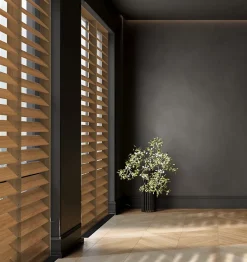 Claustra persienne réglable Jersey coloris chêne de Saragosse 250X60X1.2 cm