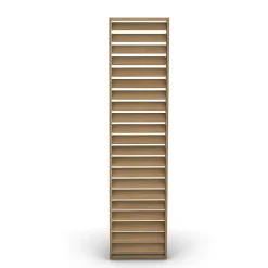 Claustra persienne réglable Jersey coloris chêne de Saragosse 250X60X1.2 cm