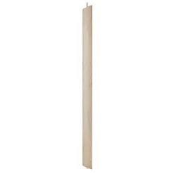 Cloison amovible à lames orientables Ella aspect bois naturel h.252 x l.18 cm