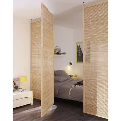 Cloison amovible 3-en-1 pin Ennea H.250 x l.100 cm