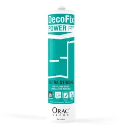 Colle Decofix Power FDP700 Orac Decor - Fixation ultra fort panneau, corniche, moulures, plinthes - 290ml A l'unité