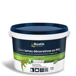 Colle lame décorative et lambris en PVC murale Bostik 3kg