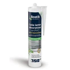 Colle Murale Bostik pour lames décoratives et lambris en PVC HP Cartouche 290ml
