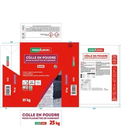 Colle pour plaquettes de parement intérieur blanc Parexlanko poudre 25kg