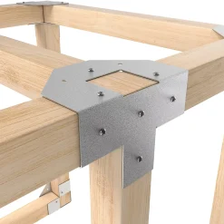Connecteur métal Elvet en T 38 mm GoodHome