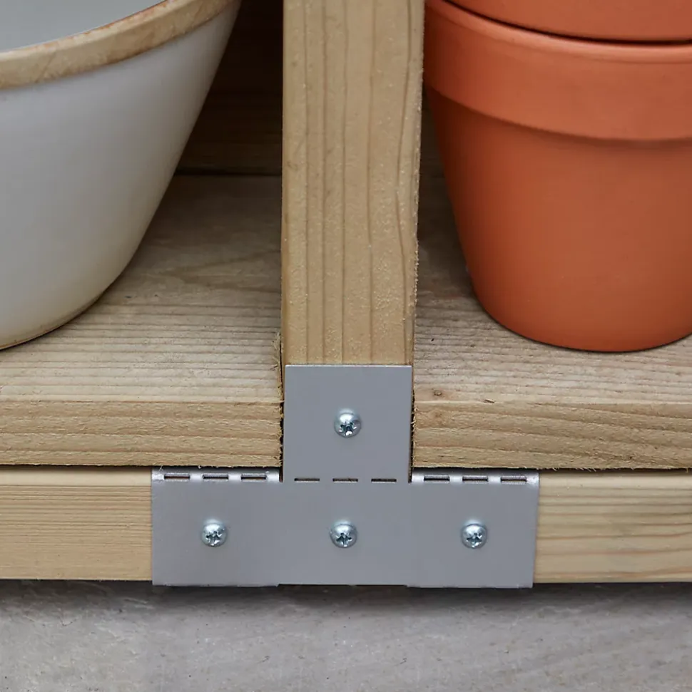 Connecteur métal Elvet en T 38 mm GoodHome