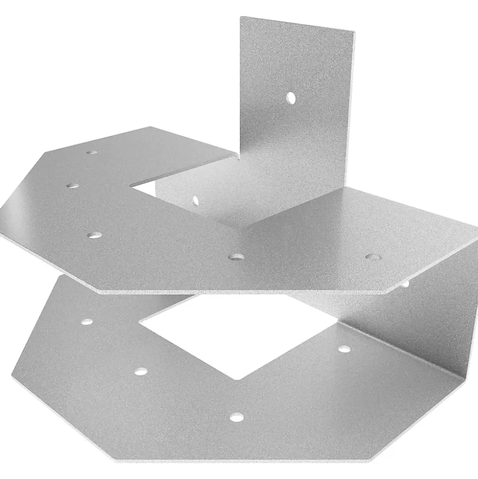 Connecteur métal Elvet en T 60 mm GoodHome