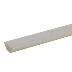 Corniche brossée bois galet 250 x 17 cm
