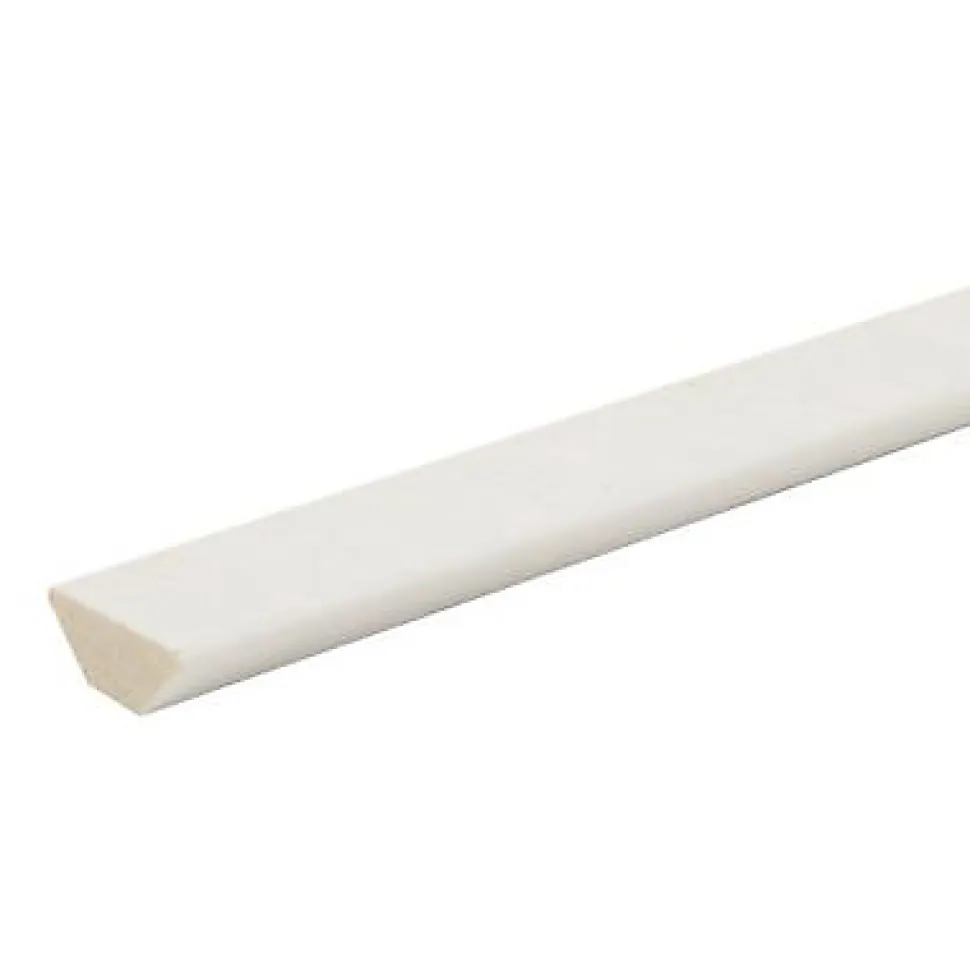 Corniche brut de sciage blanc 250 x 17 cm