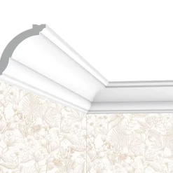 Corniche plafond Cimaises et Plus C05 - 7x7x200cm (h x p x L) - moulure décorative polyuréthane