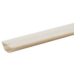 Corniche rabotée lisse blanc 250 x 17 cm