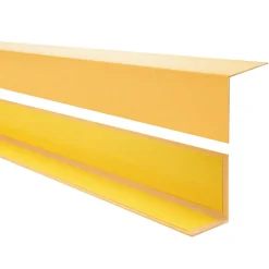 Cornière PVC 20x10mm QUEST, Autocollante, Protection coins et arêtes, 150 cm, or