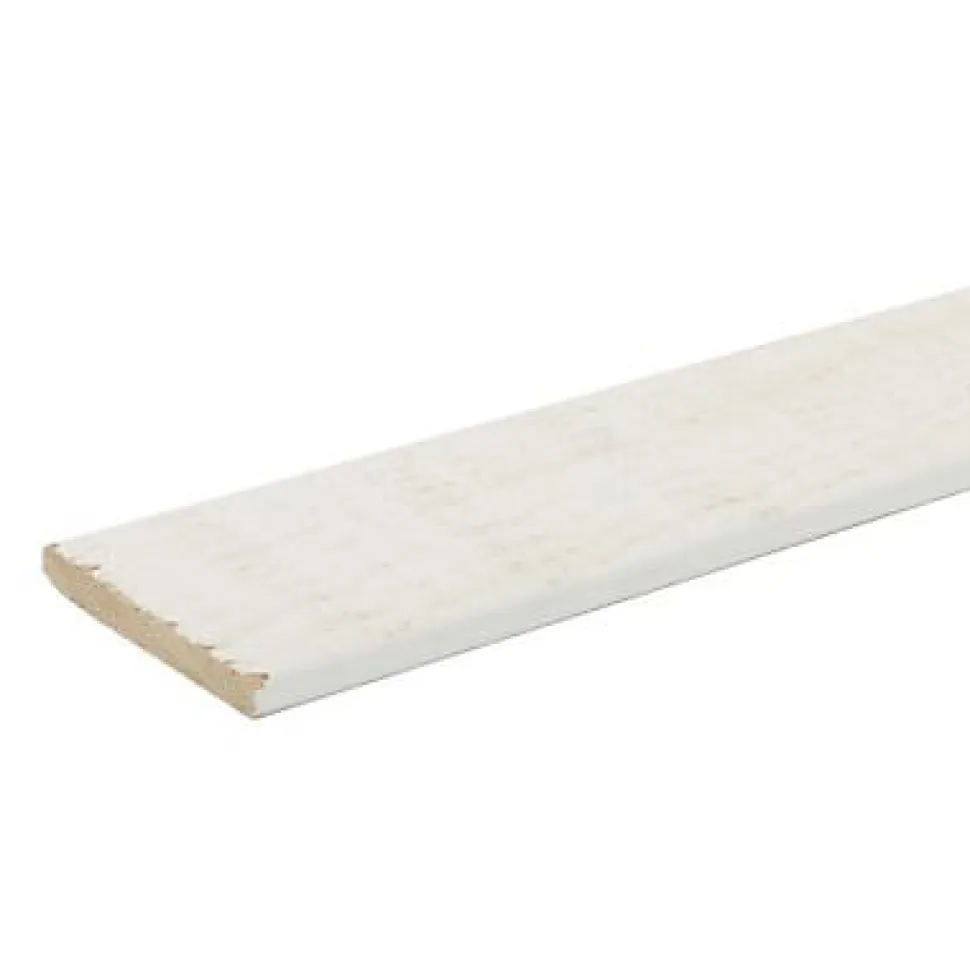 Couvre joint brut de sciage blanc 250 x 37,5 cm