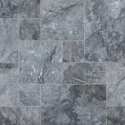 Dallage Pierre d'Adana Gris Bleu Opus 4 x1,2 cm - Intérieur et Extérieur (lot de 1,44 m² soit 2 paquets) - RO'MA NATURE