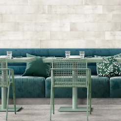 Dalle PVC Dumawall Barnwood 18x120cm argent