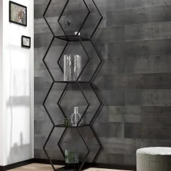 Dalle PVC Dumawall Barnwood 18x120cm metal