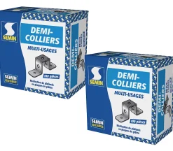Demi Collier Multi-usages Semin, boite de 100 (Lot de 200)